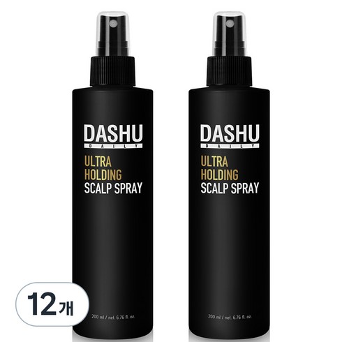다슈 울트라 홀딩 스칼프 탈모증상완화 헤어스프레이, 200ml, 12개