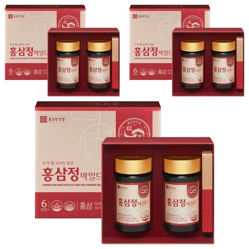 종근당건강 6년근 홍삼정 마일드, 240g, 6개