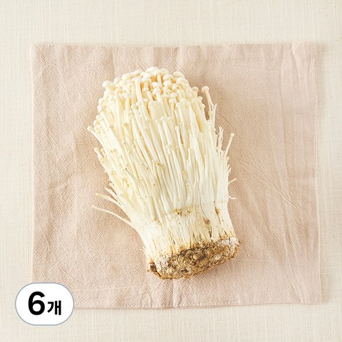 친환경 국내산 팽이버섯, 360g, 6개