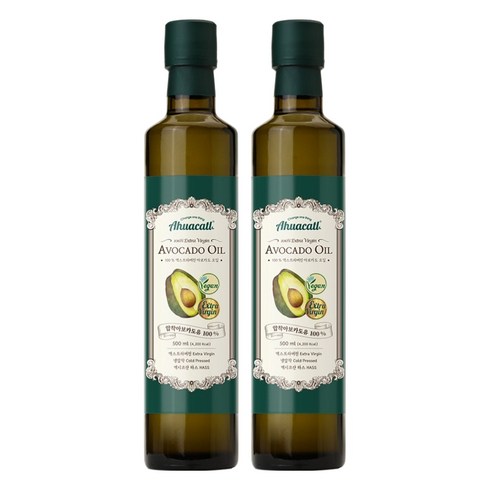 아후카틀 엑스트라버진 아보카도 오일, 500ml, 2개