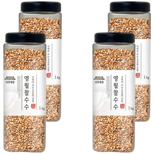 건강곡간 영월 찰수수, 1kg, 4개