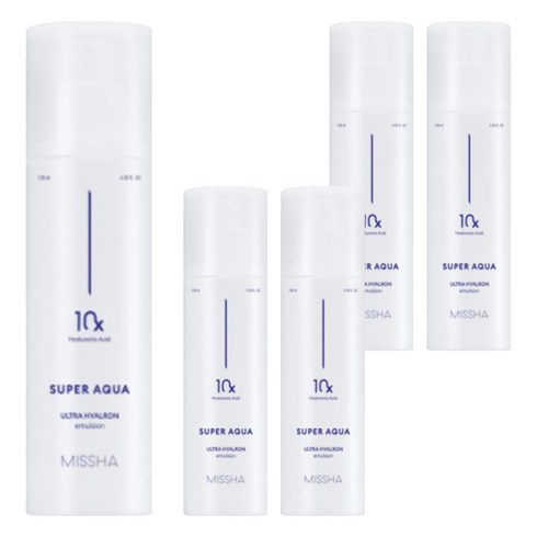미샤 수퍼 아쿠아 울트라 히알론 에멀전, 130ml, 5개