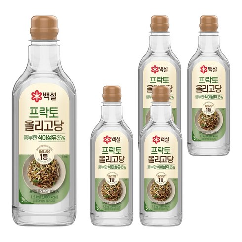 백설 프락토 올리고당, 1.2kg, 5개