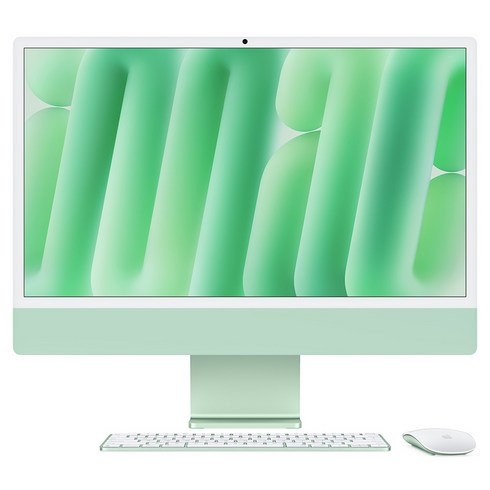 Apple 아이맥 24 M4칩, 그린, M4 10코어, 10코어 GPU, 24GB, 2TB, 스탠다드 글래스