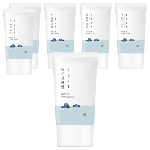 라운드랩 1025 독도 선크림 SPF 50+ PA++++, 50ml, 6개