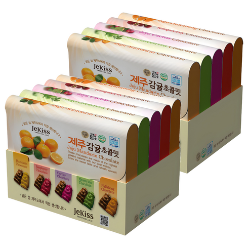제키스 제주 종합 초콜릿 5종 세트, 175g, 2세트