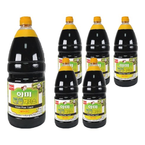 화미 매실 엑기스 5배, 1.75kg, 6개