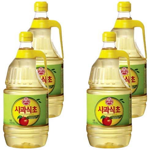 오뚜기 사과식초, 1.8L, 4개