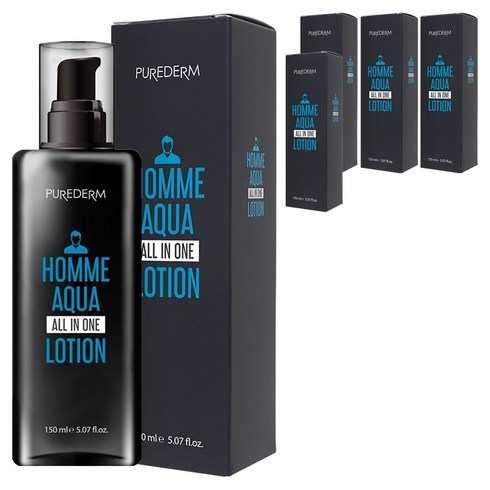 퓨어덤 남성용 올인원 로션, 150ml, 5개