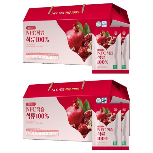더존건강 더조은 NFC착즙 석류 100, 70ml, 60개