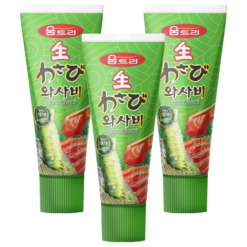 움트리 생 와사비, 120g, 3개