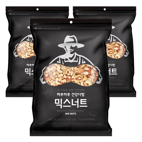 넛츠팜 믹스너트, 1kg, 3개