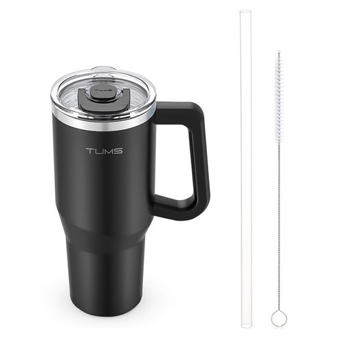 텀스 익스트림 대용량 텀블러, 리얼블랙, 940ml, 1개