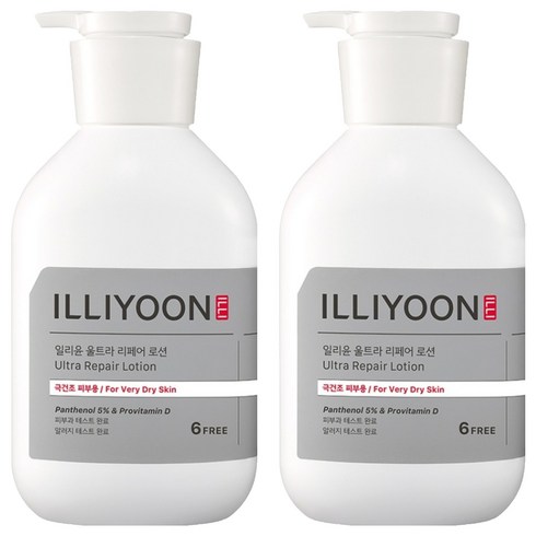 일리윤 울트라 리페어 바디로션, 528ml, 2개