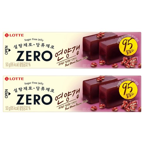 롯데제로 연양갱, 50g, 32개