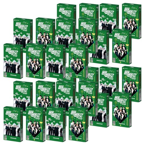 빼빼로 스키즈 아몬드, 37g, 32개