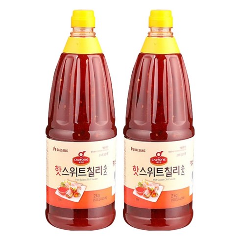 쉐프원 핫스위트 칠리소스, 2개, 2kg