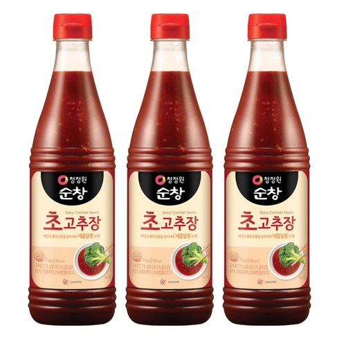 청정원순창 초고추장, 1kg, 3개