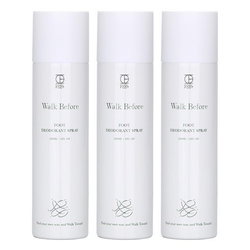 쿨풋 발냄새 풋스프레이, 1개입, 3개, 180ml