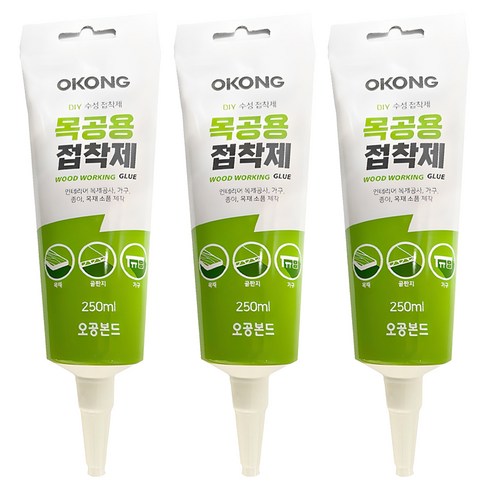 오공 목공용 접착제, 3개