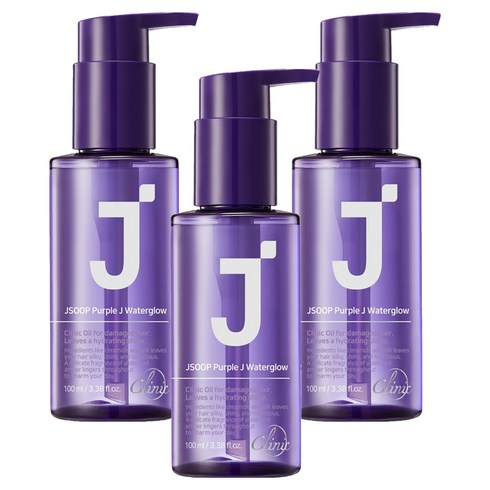 제이숲 퍼플제이 워터글로우 단백질 헤어 에센스, 100ml, 3개
