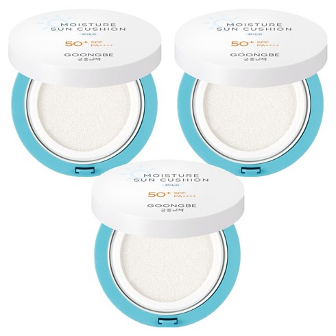 궁중비책 모이스처 유아 선쿠션 마일드 SPF50+ PA++++, 14g, 3개