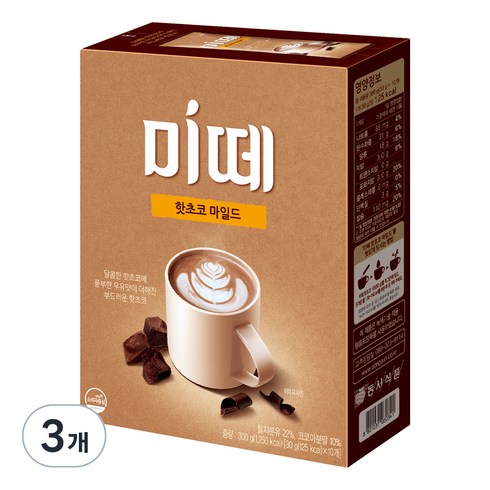 미떼 핫초코 마일드, 30g, 10개입, 3개