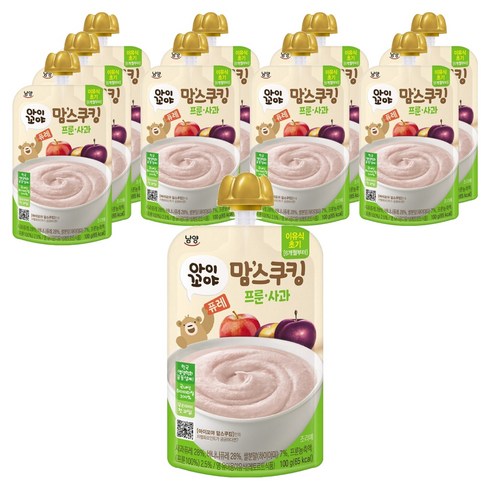 아이꼬야 맘스쿠킹 이유식 6개월부터, 100g, 10개