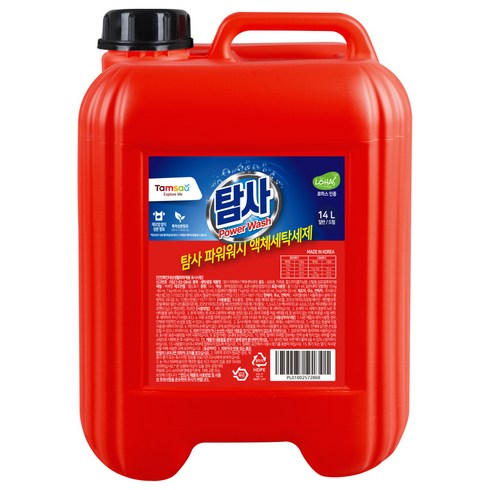탐사 파워워시 액체 세탁세제, 14L, 1개