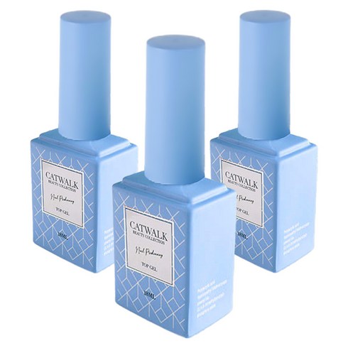캣워크 탑 젤, 3개, 18ml