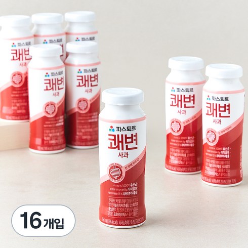 파스퇴르 쾌변 사과, 150ml, 4개입, 4개