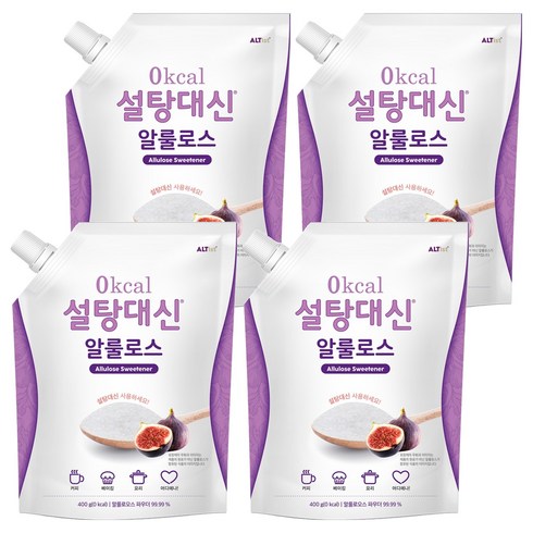 설탕대신 알룰로스, 400g, 4개