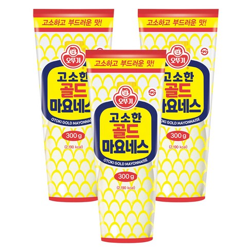 오뚜기 골드 마요네스, 300g, 3개