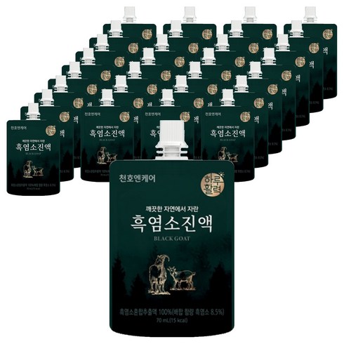 천호엔케어 깨끗한 자연에서 자란 흑염소진액, 2.1L, 7개