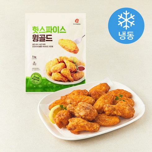 마니커에프앤지 핫스파이스윙골드 (냉동), 1kg, 1개