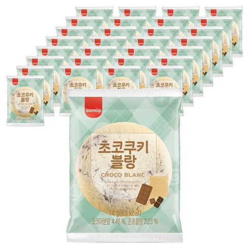 삼립 초코쿠키 블랑, 14g, 30개