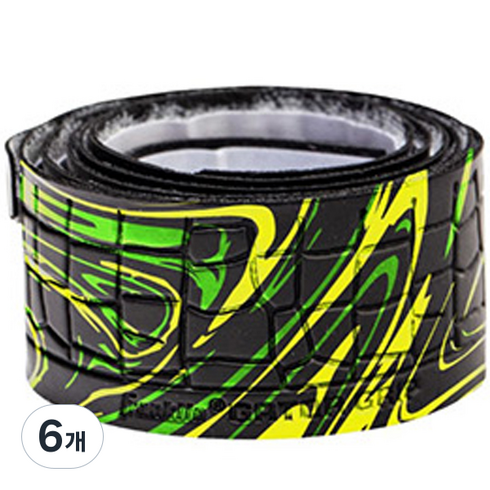 프랭클린 MLB GATOR BAT GRIP AW5000, 블랙네온(24110C3), 6개