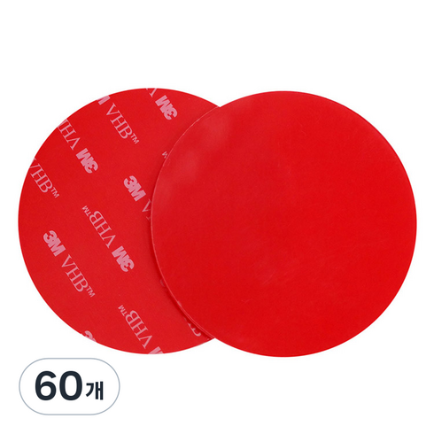 스파이더락 투명 아크릴테이프 보조패드, 60개