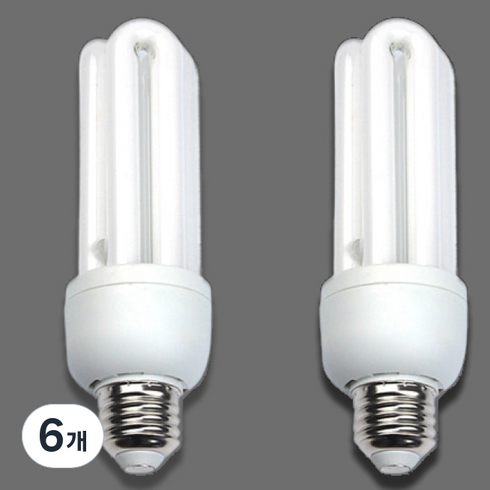 블루밍 삼파장 램프 20W EL 20EX-D, 주광색, 6개