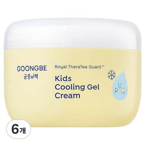 궁중비책 키즈 쿨링 젤 크림, 6개, 100ml