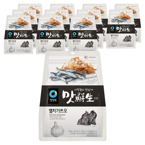 맛선생 멸치가쓰오 파우치형, 250g, 12개