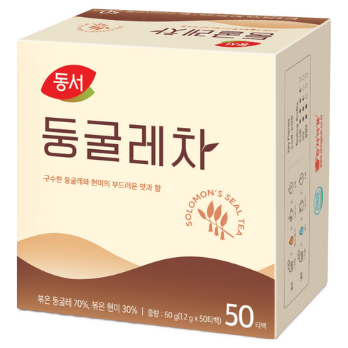 동서 둥굴레차, 1.2g, 50개입, 1개