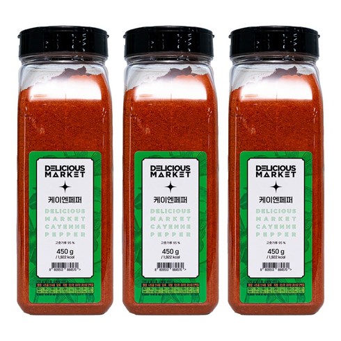 딜리셔스마켓 케이엔페퍼 베트남 고춧가루, 450g, 3개