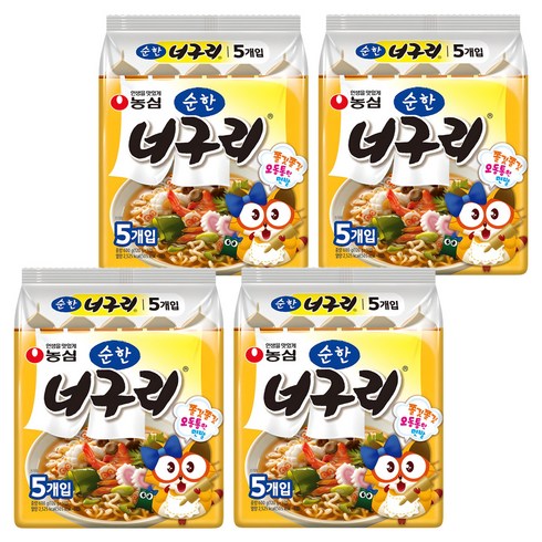 너구리 순한맛 120g, 20개