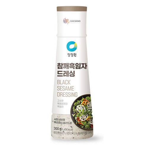 청정원 참깨흑임자 드레싱, 300g, 1개