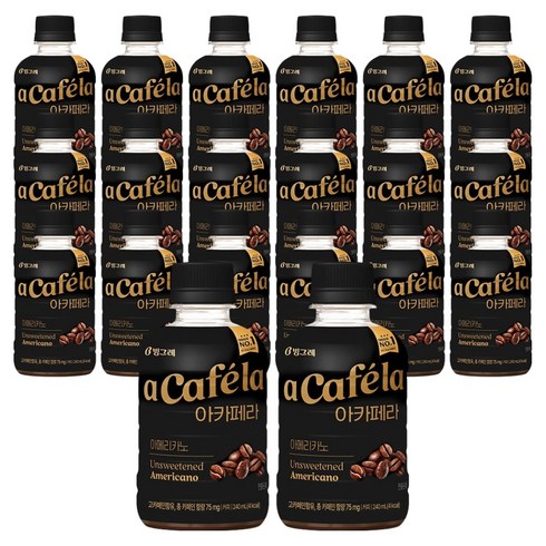 아카페라 아메리카노, 240ml, 20개