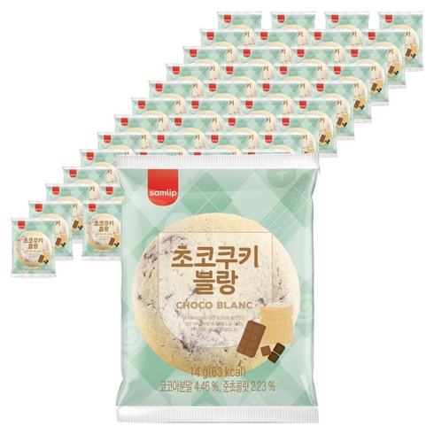 삼립 초코쿠키 블랑, 14g, 180개