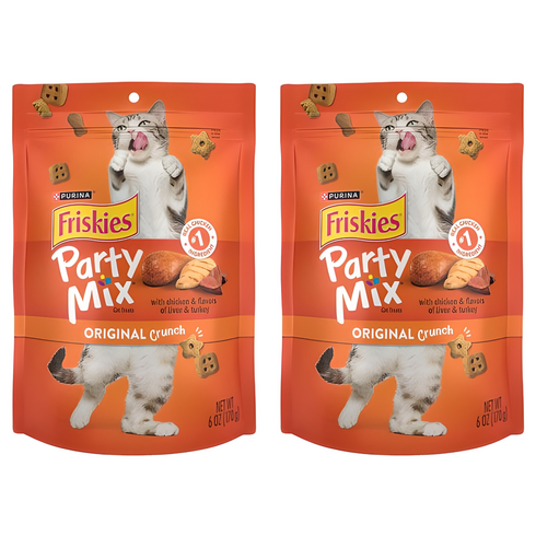 파티믹스 고양이 간식 멀티팩 치킨, 오리지날, 170g, 2개
