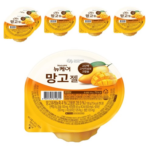 뉴케어 망고젤, 6개, 100g