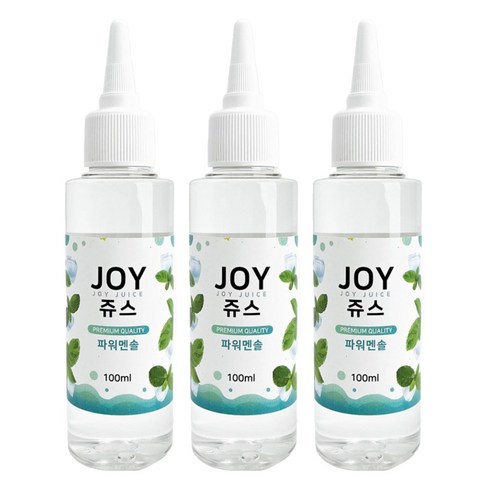 아로마조이 조이쥬스 슬라임 향료 100ml, 3개, 파워멘솔